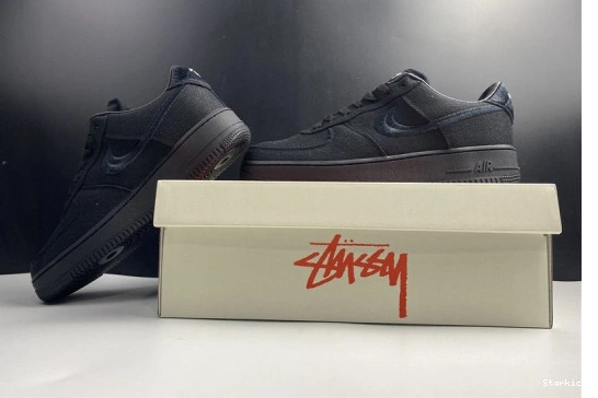 Black Low Nike 1 Stussy Air Force CZ9084-001 1116